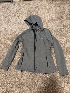 Columbia Women's Hooded Softshell Jacket - Gray Heather